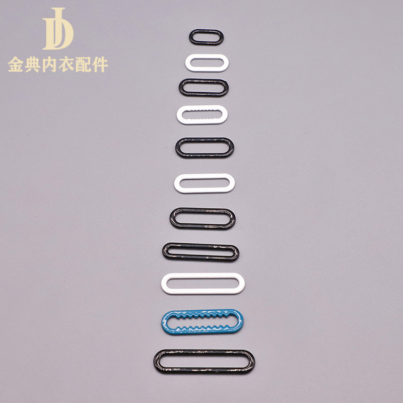 A large number of spot supplies 089 buckle iron buckle bra strap underwear adjustment buckle Jindian underwear accessories