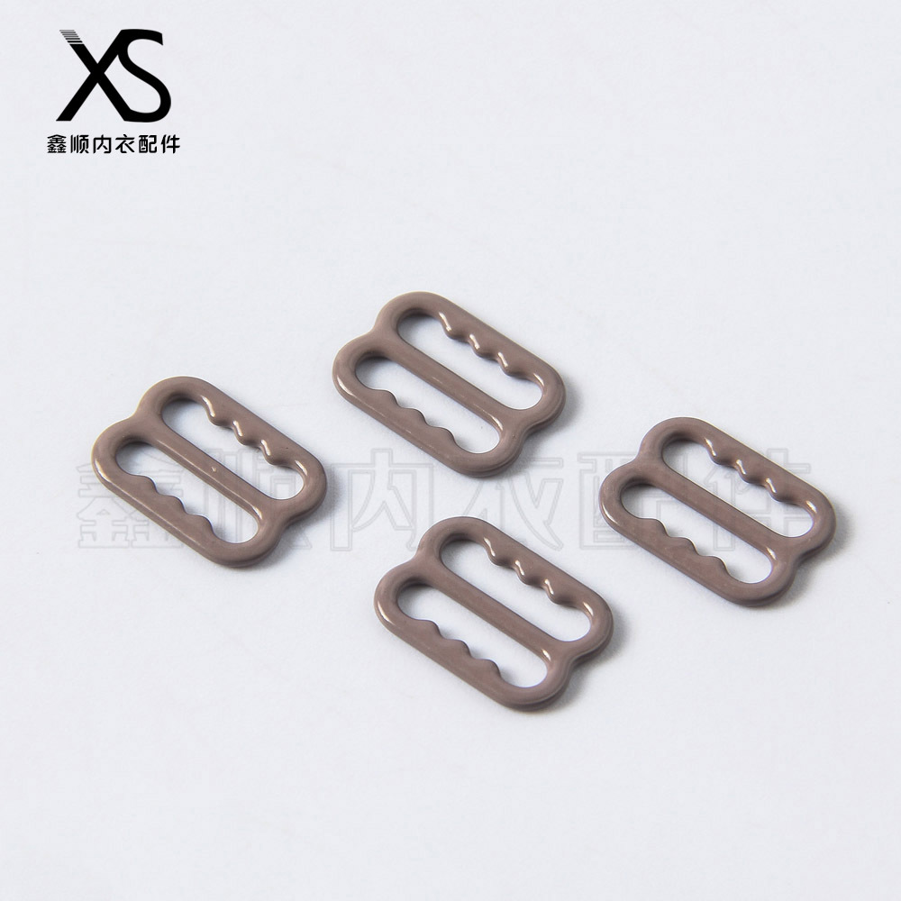 Spot Supply Environmental Protection Nylon Glue Buckle Bra Shoulder Strap Adjustable Buckle Toothed 8 Ring Underwear Accessories Factory Direct Sales