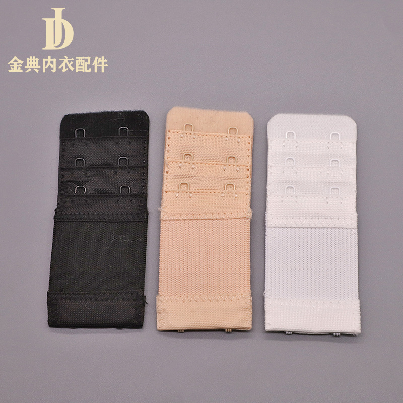 Jindian underwear accessories are made of polyester hook, elastic back button bra back button, and extension button underwear accessories Jindian underwear accessories are made of polyester hook, elastic back button bra back button, and extension button underwear accessories