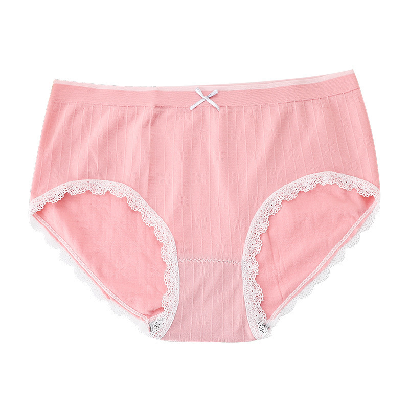 Flamingo Underwear Mid-Waist Breathable Stretch Women &#039;S Seamless Underwear Cotton Crotch Gift Box Briefs