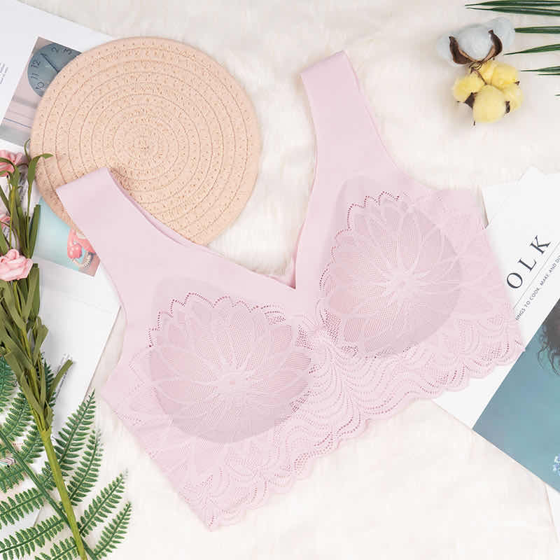 (1902) little embroidery/bra. (1902) little peace of mind seamless underwear