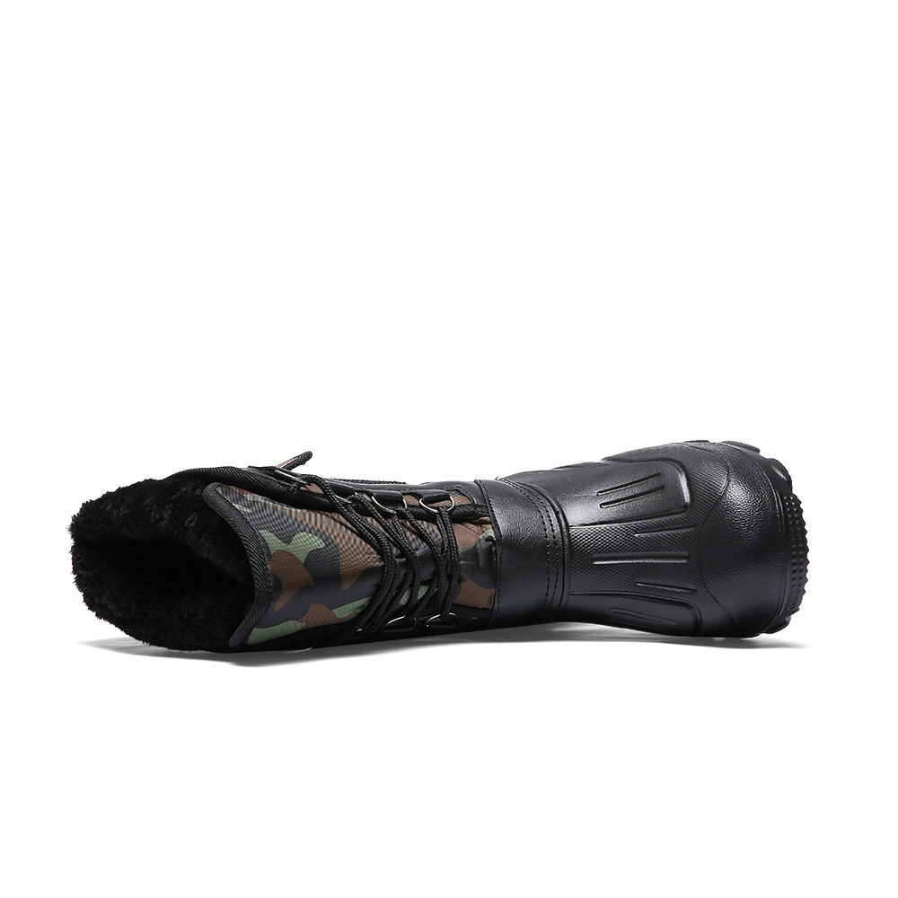 Eva Snow Boots Men's Winter Fleece-Lined Outdoor Shoes Warm Camouflage Boots Fishing Shoes Men's Waterproof Snow Boots Eva Snow Boots Men's Winter Fleece-Lined Outdoor Shoes Warm Camouflage Boots Fishing Shoes Men's Waterproof Snow Boots