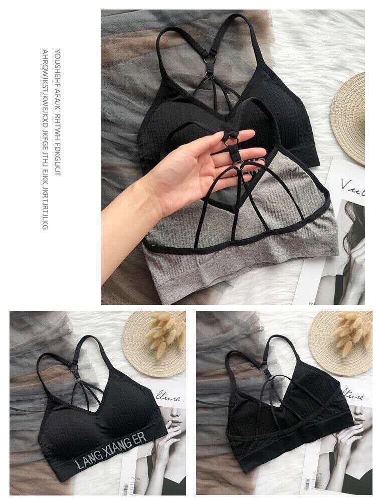 Hot Seamless Underwear for Women Beauty Back and Push up Tube Top Bra Sexy Lanxianer Suit Vest Sports Underwear Women