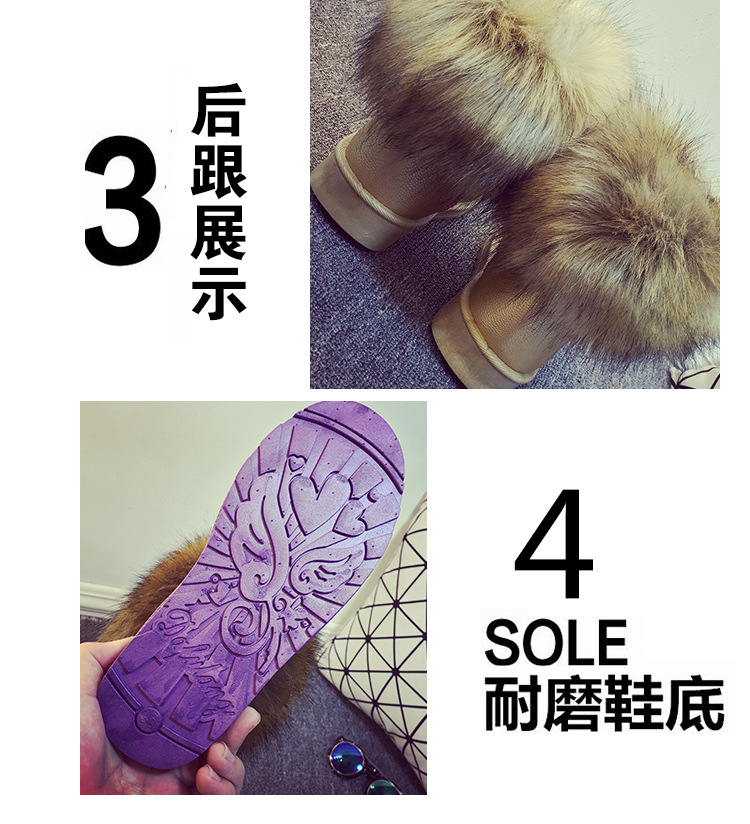 Fox Fur Snow Boots Women Cotton Boots Women's Fleece Lined Thermal Shoes Factory Wholesale Winter Mid and Low Tube Cotton Shoes