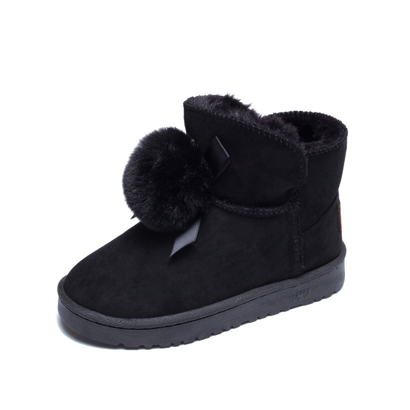 PU Leather Low-Top Snow Boots Women's Winter New Thickened Non-Slip Warm Short Cotton Shoes Women's Slip-on Bread Shoes Wholesale PU Leather Low-Top Snow Boots Women's Winter New Thickened Non-Slip Warm Short Cotton Shoes Women's Slip-on Bread Shoes Wholesale