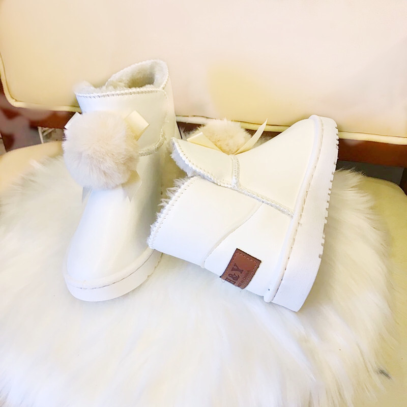PU Leather Low-Top Snow Boots Women's Winter New Thickened Non-Slip Warm Short Cotton Shoes Women's Slip-on Bread Shoes Wholesale PU Leather Low-Top Snow Boots Women's Winter New Thickened Non-Slip Warm Short Cotton Shoes Women's Slip-on Bread Shoes Wholesale