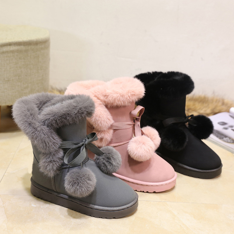 Export Waterproof Snow Boots Wholesale Pu Waterproof Classic Winter Fleece Warm Women's Short Boots Factory Direct Sales Export Waterproof Snow Boots Wholesale Pu Waterproof Classic Winter Fleece Warm Women's Short Boots Factory Direct Sales