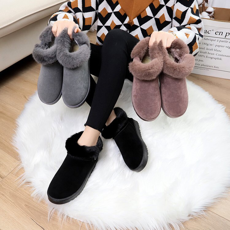 2020 Autumn and Winter New Rhinestone Buckle Women's Cotton Shoes Export Fashion Snow Boots Mid-Calf Length Thermal Boots 2020 Autumn and Winter New Rhinestone Buckle Women's Cotton Shoes Export Fashion Snow Boots Mid-Calf Length Thermal Boots