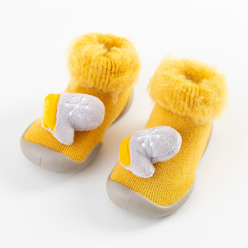 Christmas Brushed and Thick Toddler Shoes Socks Indoor and Outdoor Rubber Sole Non-Slip Warm Snow Boots Socks Children Baby Doll Shoes Christmas Brushed and Thick Toddler Shoes Socks Indoor and Outdoor Rubber Sole Non-Slip Warm Snow Boots Socks Children Baby Doll Shoes