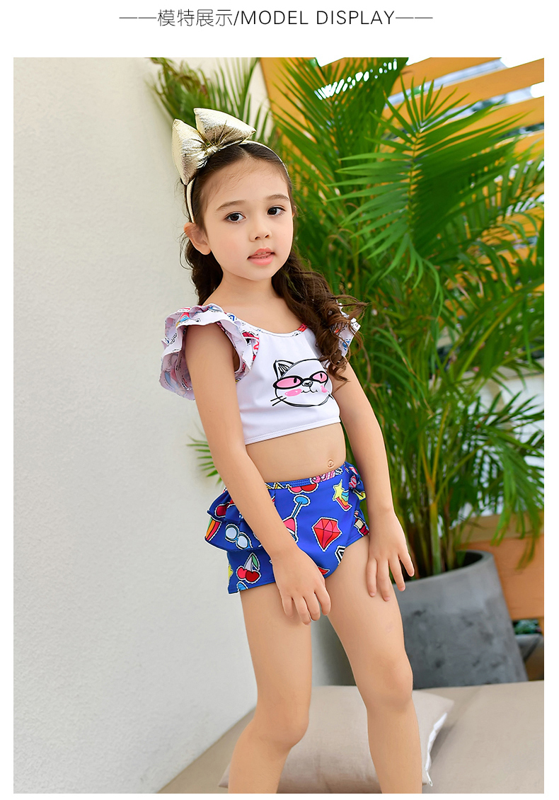 Children's Swimwear Girls Girls Split Cute Bikini Set Baby Split Swimsuit Korean Hot Spring Bathing Suit Children's Swimwear Girls Girls Split Cute Bikini Set Baby Split Swimsuit Korean Hot Spring Bathing Suit