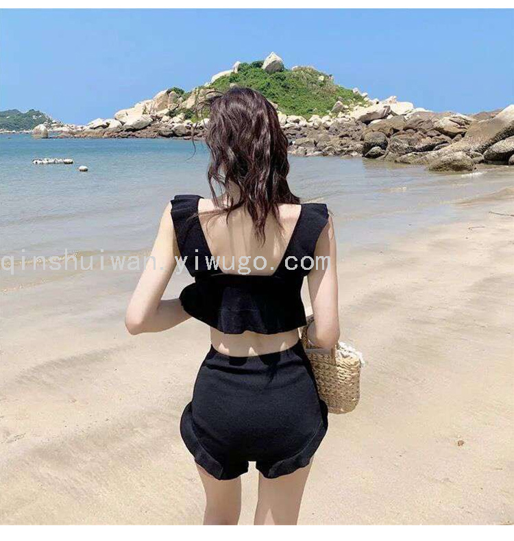 Swimwear Women's Fashion Split Swimsuit Sexy Suspenders Beachwear Winter Hot Spring Swimsuit Swimwear Women's Fashion Split Swimsuit Sexy Suspenders Beachwear Winter Hot Spring Swimsuit