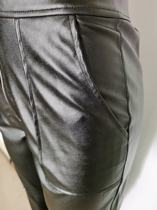 New Autumn and Winter Casual Pants F8257 Spot European and American Amazon Fashion Multiple Pocket Casual Pants Casual Leather Pants New Autumn and Winter Casual Pants F8257 Spot European and American Amazon Fashion Multiple Pocket Casual Pants Casual Leather Pants