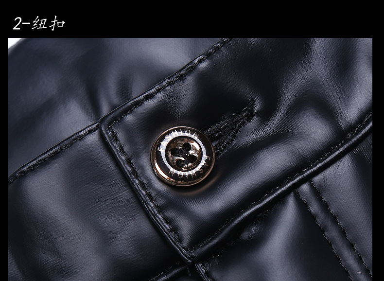 Korean Version Leather Pants Men's Skinny Pants Tight Elastic Trendy Motorcycle Leather Pants Men plus Velvet Long Pants Korean Version Leather Pants Men's Skinny Pants Tight Elastic Trendy Motorcycle Leather Pants Men plus Velvet Long Pants