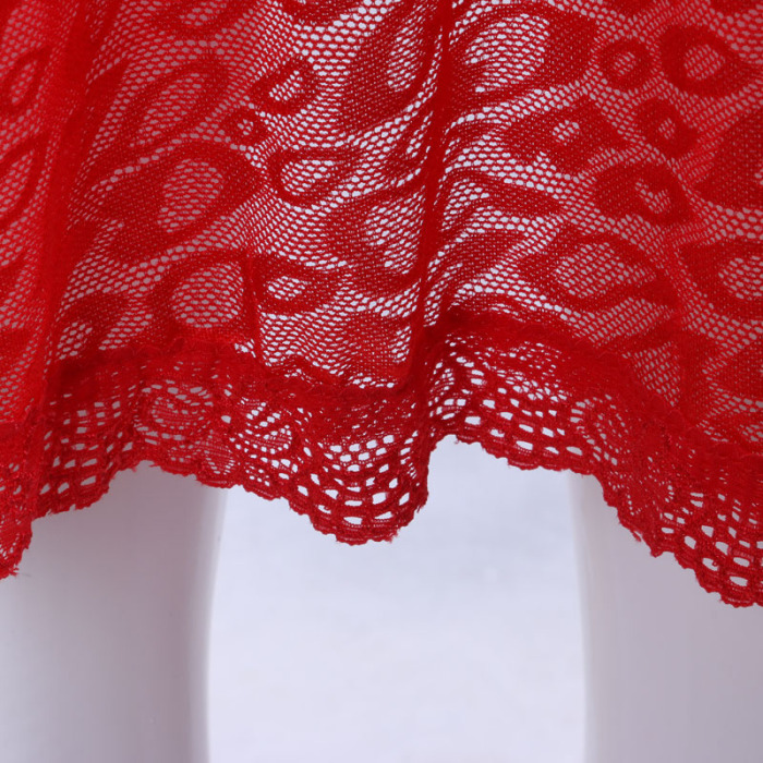 Sexy lace underwear women's V-shape collar lace sexy lingerie 