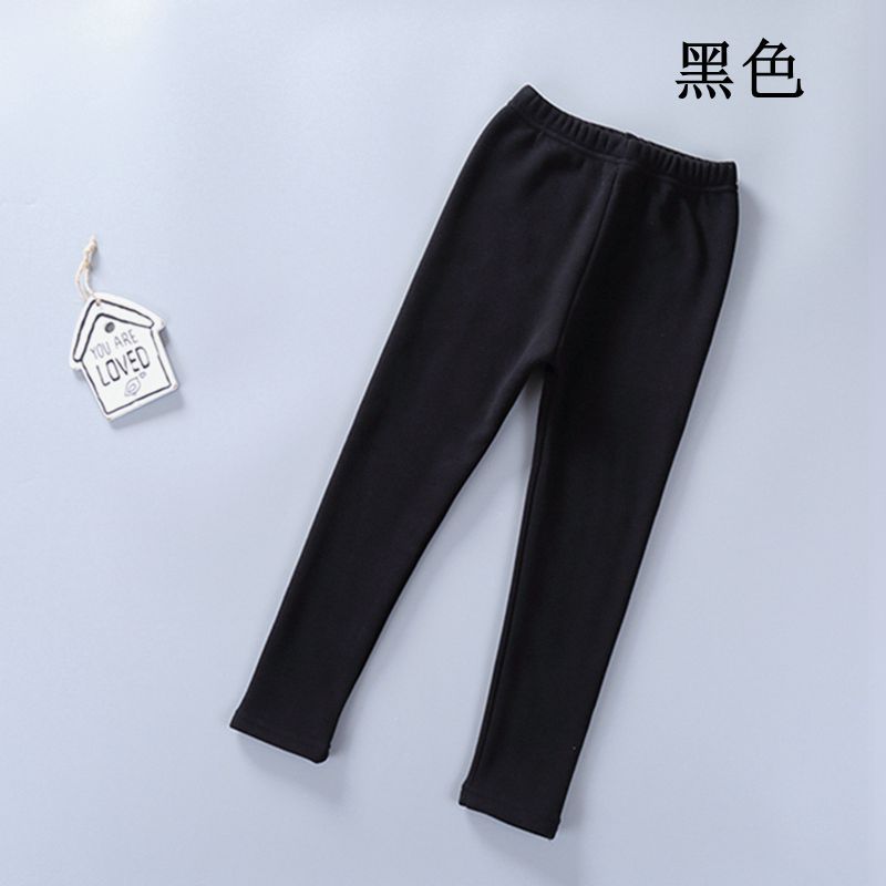 2021 Children's Leggings Fleece-Lined Thickened Girls' Pants Korean Style Outer Wear Tight Stretch Trousers Single-Layer Fleece-Lined 2021 Children's Leggings Fleece-Lined Thickened Girls' Pants Korean Style Outer Wear Tight Stretch Trousers Single-Layer Fleece-Lined