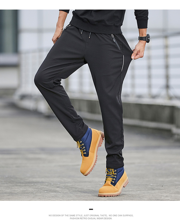 Winter Padded Fleece Trousers Tactical Pants Couple's Pants Outdoor Running Pants Mink Fur Tight Mouth Cold-Proof Workwear Pants