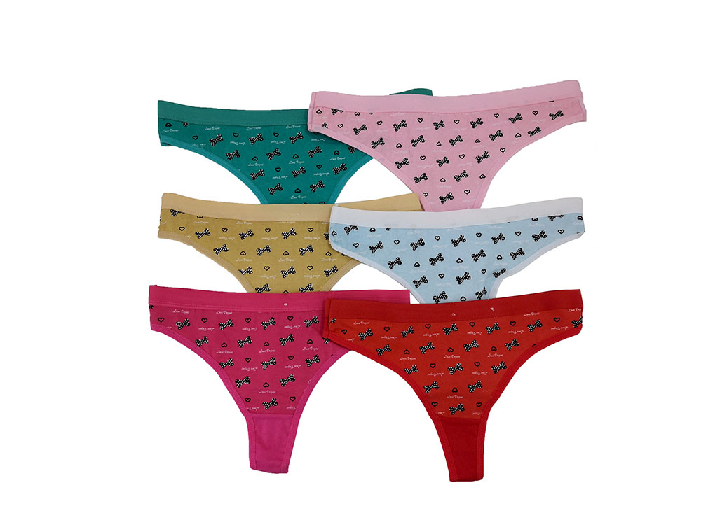 Foreign Trade Orders Exported To Africa Congo Cotton Women &#039;S T-Back Printed Cross-Border Bra Underwear 67904