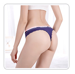 Yunmengni Fashion Letter Print Cotton Women's Underwear Foreign Trade in Stock Women's T-Back from AliExpress