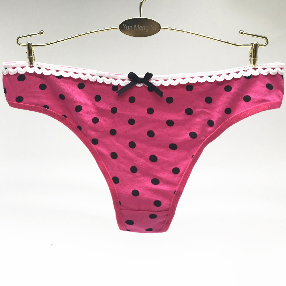 Yunmengni South America Chile Women's T-Back AliExpress Cotton Women's Underwear Amazon Dunhuang Supply