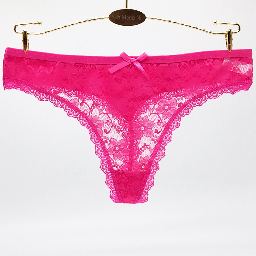 Yunmengni South American Foreign Trade Lace Women&#039;s T-Back Cross-Border Amazon AliExpress Ladies Panties