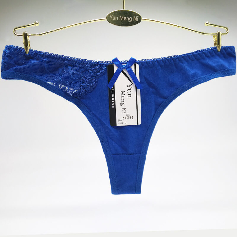 Yunmengni South America Foreign Trade in Stock Women&#039;s T-Back Cotton Women&#039;s Underwear AliExpress Amazon Underwear Supply