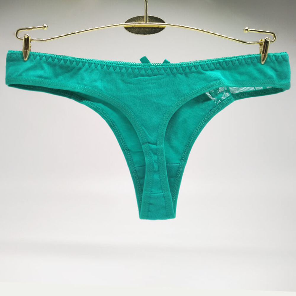 Yunmengni South America Foreign Trade in Stock Women's T-Back Cotton Women's Underwear AliExpress Amazon Underwear Supply