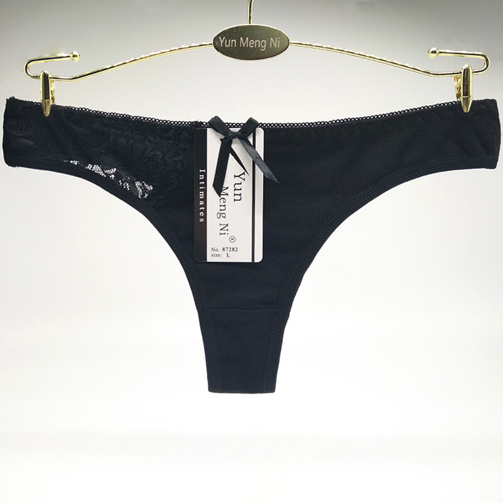 Yunmengni South America Foreign Trade in Stock Women's T-Back Cotton Women's Underwear AliExpress Amazon Underwear Supply