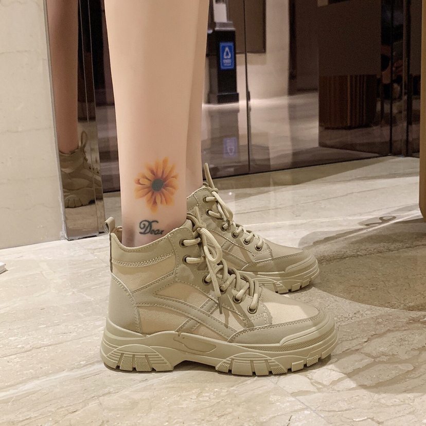 High-Top Canvas Shoes for Women 2020 Autumn and Winter New Black Tie Canvas Martin Boots Height Increasing Non-Slip Student Shoes High-Top Canvas Shoes for Women 2020 Autumn and Winter New Black Tie Canvas Martin Boots Height Increasing Non-Slip Student Shoes