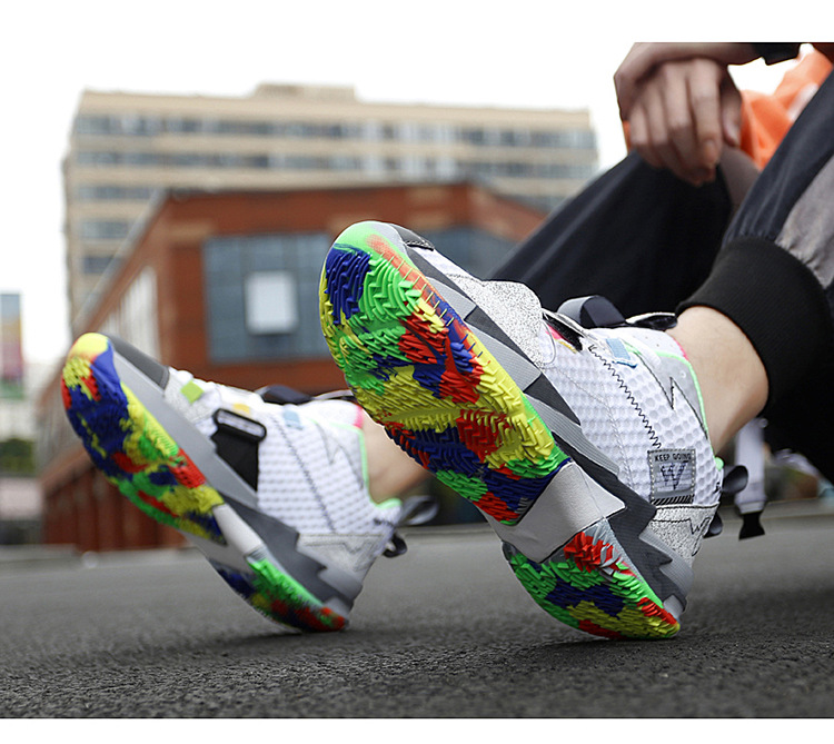 36-45 Basketball Shoes Couple's High-Top Weishao Same Style Combat Boots Breathable Casual White Shoes Student Sports Fashion Shoes 36-45 Basketball Shoes Couple's High-Top Weishao Same Style Combat Boots Breathable Casual White Shoes Student Sports Fashion Shoes