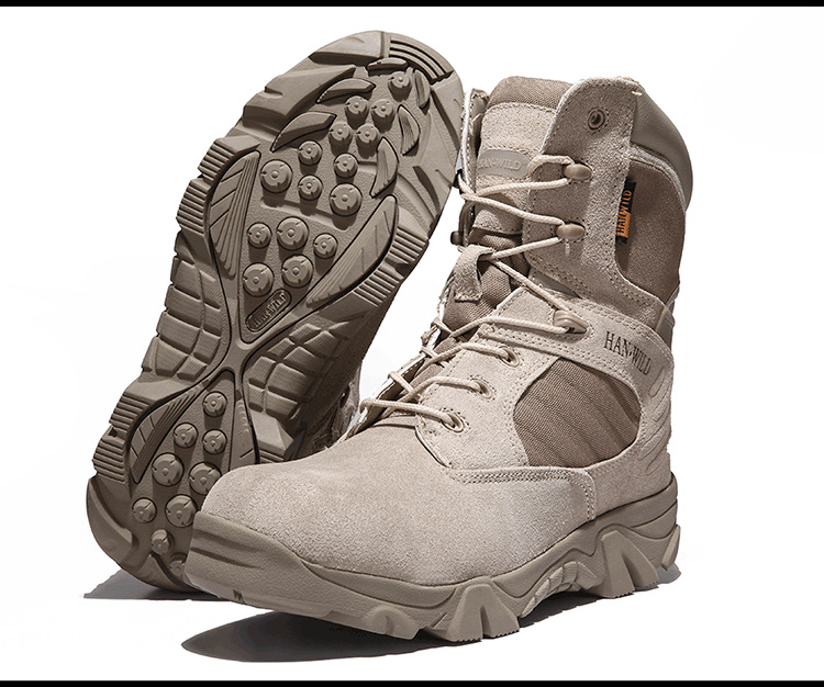 Consul Outdoor Men's Spring and Autumn High School Top Combat Boots Military Fans Waterproof and Hard-Wearing Combat Boots Desert Hiking Shoes Consul Outdoor Men's Spring and Autumn High School Top Combat Boots Military Fans Waterproof and Hard-Wearing Combat Boots Desert Hiking Shoes