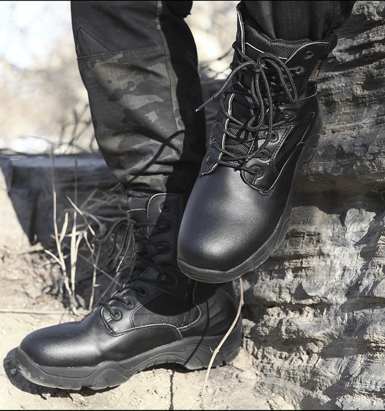 Consul Outdoor Men's Spring and Autumn High School Top Combat Boots Military Fans Waterproof and Hard-Wearing Combat Boots Desert Hiking Shoes Consul Outdoor Men's Spring and Autumn High School Top Combat Boots Military Fans Waterproof and Hard-Wearing Combat Boots Desert Hiking Shoes