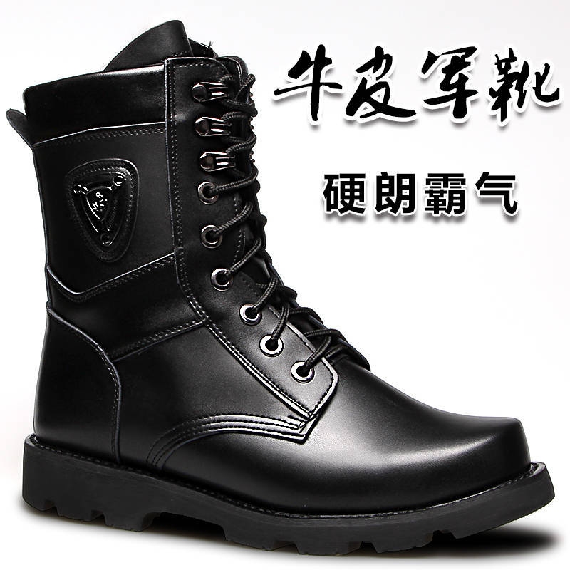 Genuine Military Boots Men&#039;s Special Forces Combat Boots Autumn and Winter Wool Leather Boots High-Top Military Shoes Ugg Dr. Martens Boots Security Guard Shoes