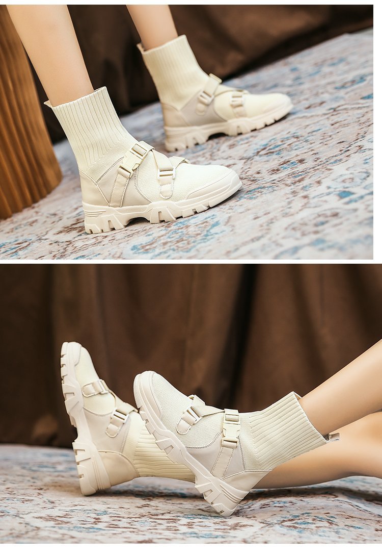 Dr. Martens Boots Women's Short Boots 2021 Spring and Autumn New Korean Style Knitted Sock Boots Platform Sports Casual High-Top Stretch Boots for Women Dr. Martens Boots Women's Short Boots 2021 Spring and Autumn New Korean Style Knitted Sock Boots Platform Sports Casual High-Top Stretch Boots for Women