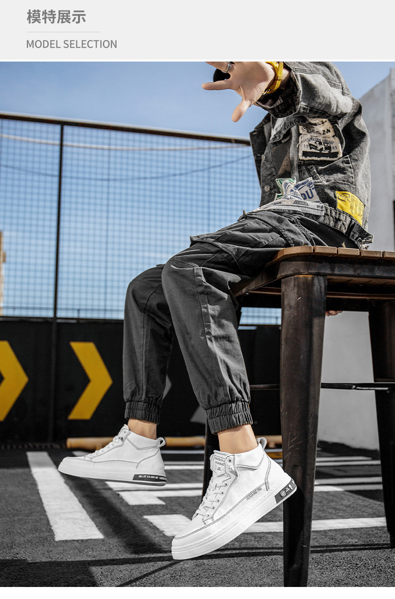 Men's Shoes 2020 Autumn New Board Shoes Men's Korean-Style Fashionable High-Top Men's Casual Shoes Dr. Martens Boots Men's White Shoes Men's Shoes 2020 Autumn New Board Shoes Men's Korean-Style Fashionable High-Top Men's Casual Shoes Dr. Martens Boots Men's White Shoes