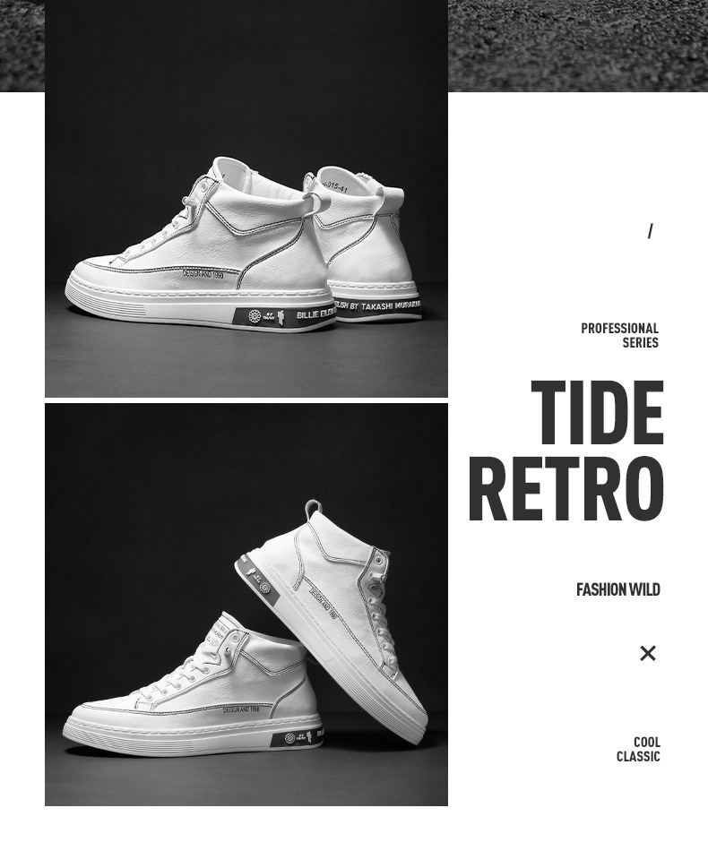 Men's Shoes 2020 Autumn New Board Shoes Men's Korean-Style Fashionable High-Top Men's Casual Shoes Dr. Martens Boots Men's White Shoes Men's Shoes 2020 Autumn New Board Shoes Men's Korean-Style Fashionable High-Top Men's Casual Shoes Dr. Martens Boots Men's White Shoes