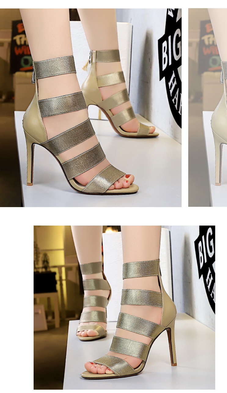 1901 Banquet Sexy Nightclubs Thinner Elastic Band Hollow out Super High Heels Women's Shoes Stiletto Heel Sandal Boots 1901 Banquet Sexy Nightclubs Thinner Elastic Band Hollow out Super High Heels Women's Shoes Stiletto Heel Sandal Boots
