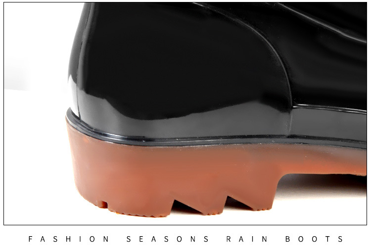 Plastic 3537 Rain Boots Men's Low-Cut Short Rain Shoes Black PVC Plastic Shoes Beef Tendon Platform Waterproof Shoes Rain Shoes Shoe Cover Plastic 3537 Rain Boots Men's Low-Cut Short Rain Shoes Black PVC Plastic Shoes Beef Tendon Platform Waterproof Shoes Rain Shoes Shoe Cover