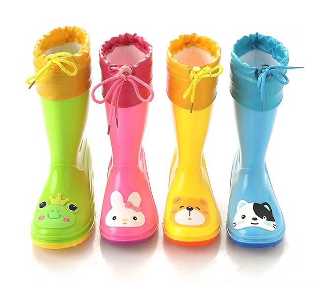 The Children 's candy rain boots