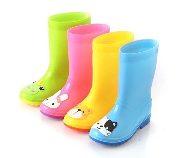 The Children 's candy rain boots