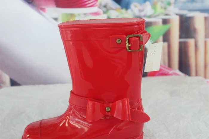 Children's New Rain Boots Girls' Anti-Slip Rain Boots Child Student PVC Rain Boots