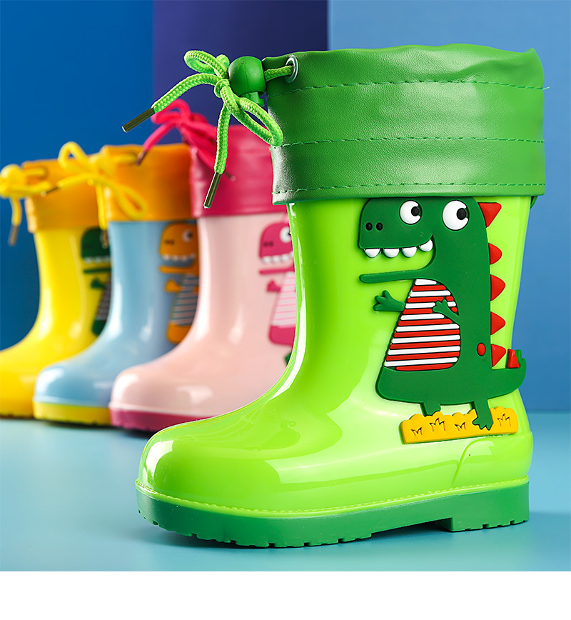 Style Children's Rain Boots Mid-Calf Cartoon Animal Cute Korean Style Children's Rain Boots One Piece Dropshipping Style Children's Rain Boots Mid-Calf Cartoon Animal Cute Korean Style Children's Rain Boots One Piece Dropshipping