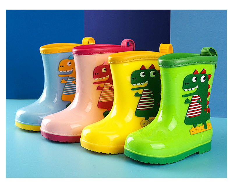 Style Children's Rain Boots Mid-Calf Cartoon Animal Cute Korean Style Children's Rain Boots One Piece Dropshipping Style Children's Rain Boots Mid-Calf Cartoon Animal Cute Korean Style Children's Rain Boots One Piece Dropshipping