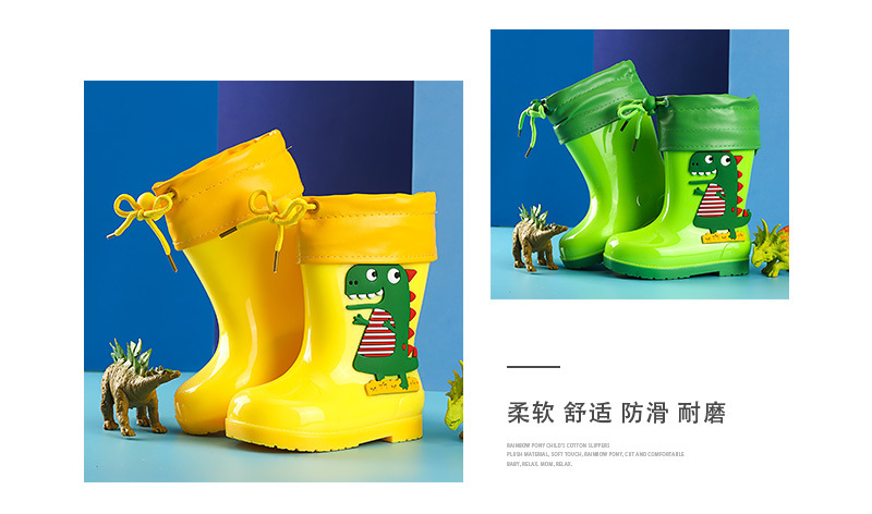 Style Children's Rain Boots Mid-Calf Cartoon Animal Cute Korean Style Children's Rain Boots One Piece Dropshipping Style Children's Rain Boots Mid-Calf Cartoon Animal Cute Korean Style Children's Rain Boots One Piece Dropshipping