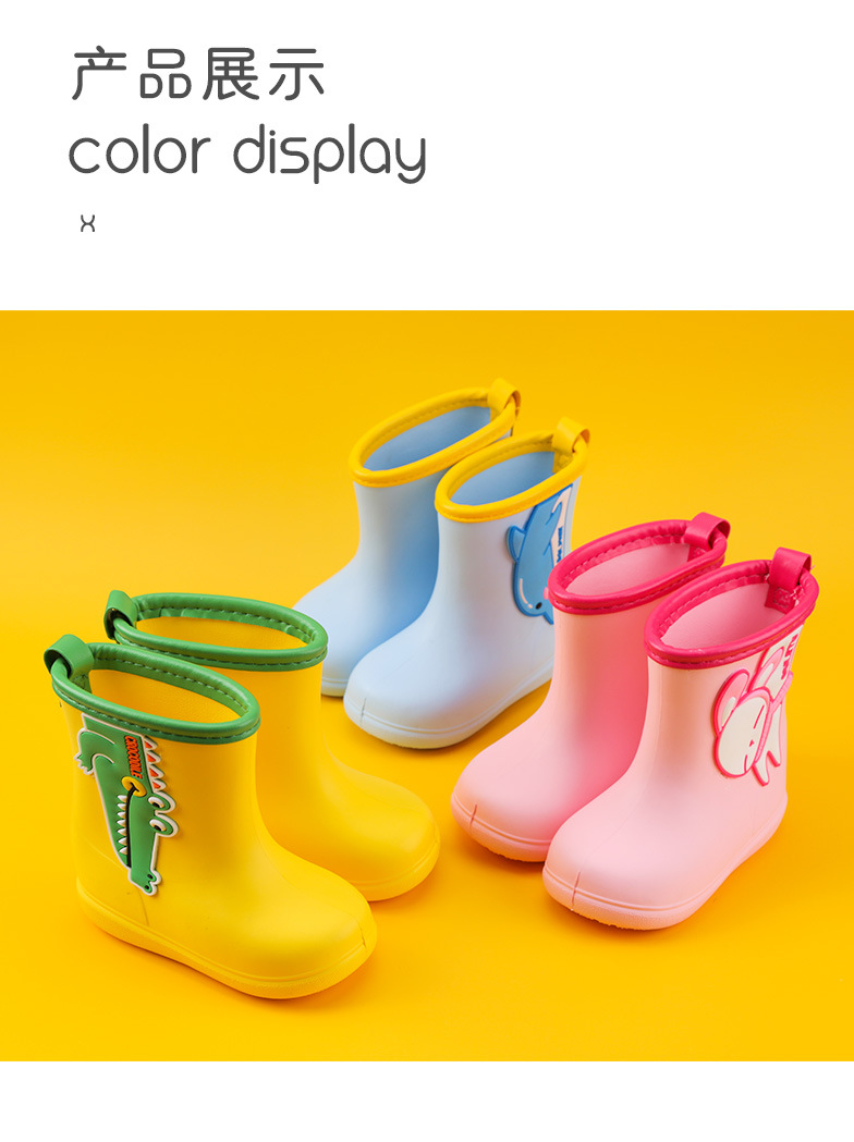 2021 Children's Rain Boots New Cartoon Rain Shoes Lightweight Medium and Small Children's Rain Boots Mid-Calf Cute Rubber Shoes Outer Wear Amazon 2021 Children's Rain Boots New Cartoon Rain Shoes Lightweight Medium and Small Children's Rain Boots Mid-Calf Cute Rubber Shoes Outer Wear Amazon