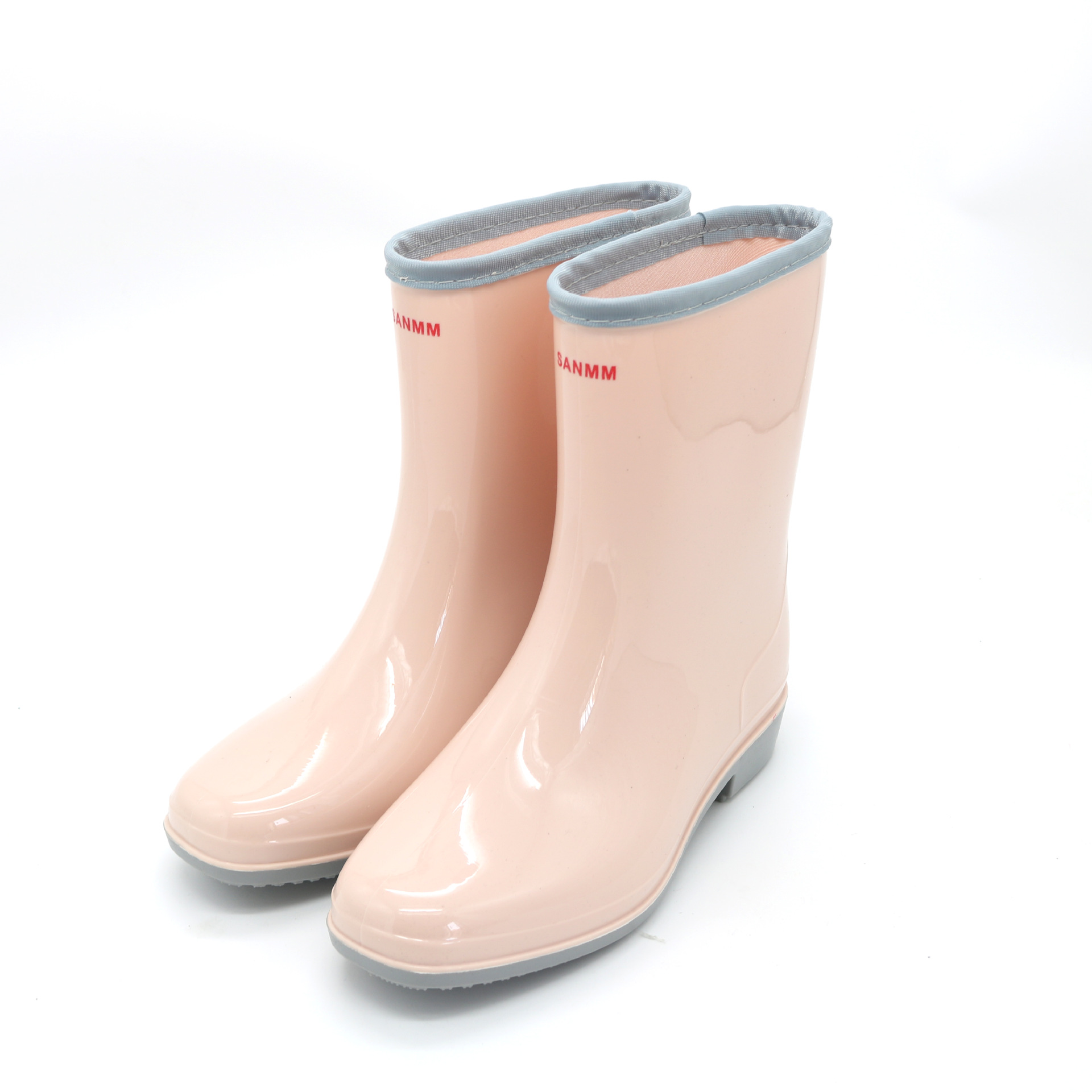 Cross-Border Rain Boots Mid-Calf Women's Fashion Solid Color Adult PVC Rain Boots Outdoor Waterproof Ladies Water Shoes Rubber Shoes Cross-Border Rain Boots Mid-Calf Women's Fashion Solid Color Adult PVC Rain Boots Outdoor Waterproof Ladies Water Shoes Rubber Shoes