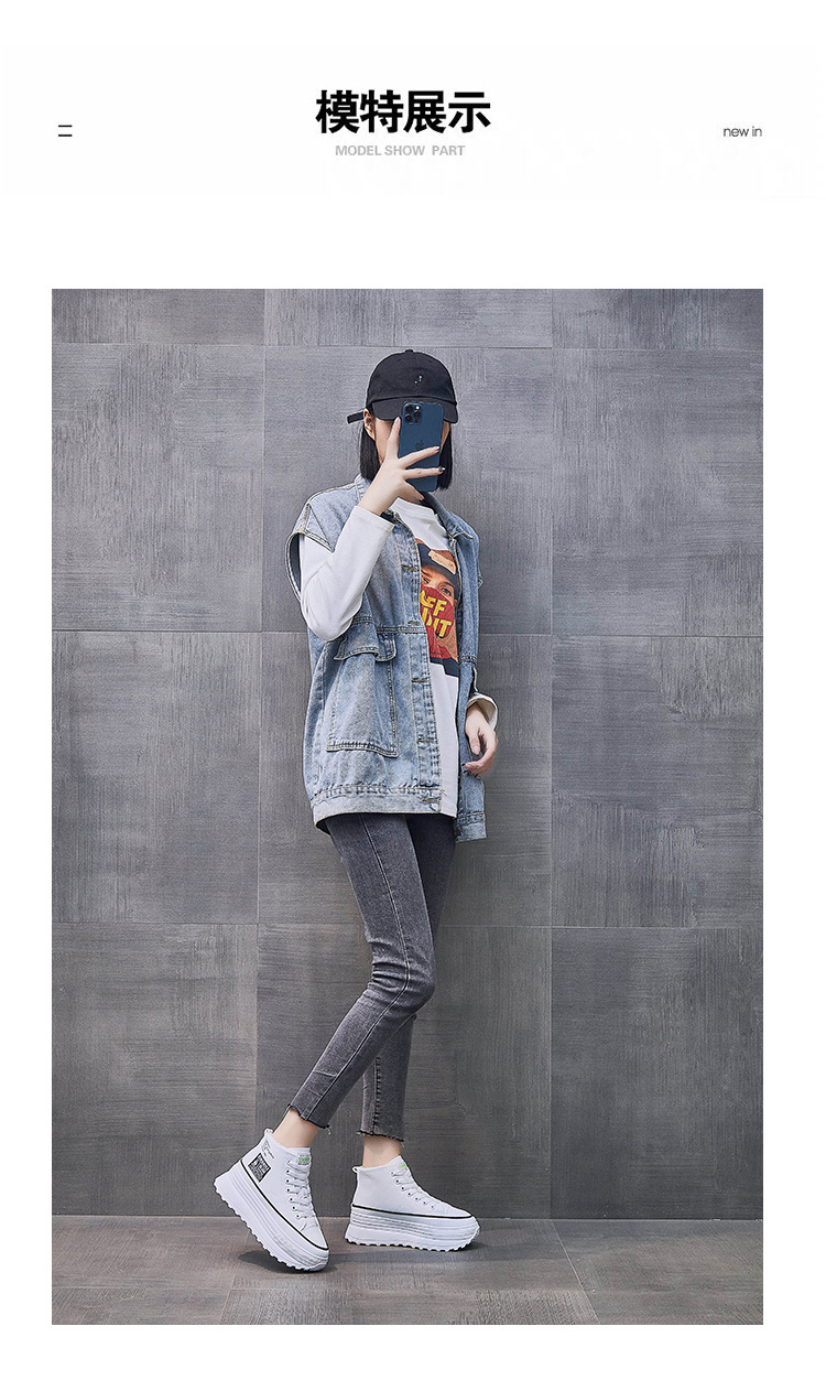 INS Fleece-Lined Warm High Top White Shoes Female 2021 Winter New Korean Style Student Thick Bottom and Warm Keeping Casual Cotton-Padded Shoes