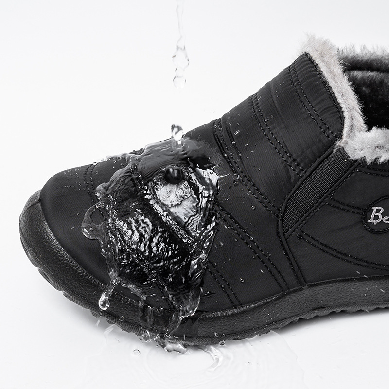 Foreign Trade Shoes Women&#039;s Cross-Border Winter Insulated Cotton-Padded Shoes Soft Bottom Traditional Beijing Cotton Shoes Women&#039;s Shoes Men&#039;s Shoes Snow Boots