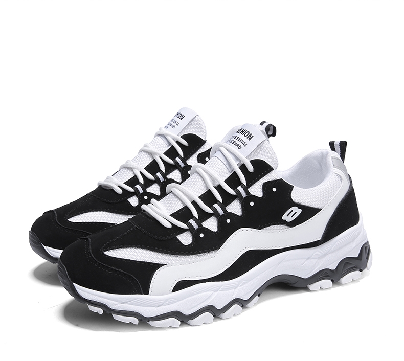 Winter cotton-padded shoes add velvet han edition panda shoe tide shoe male shoe sneaker