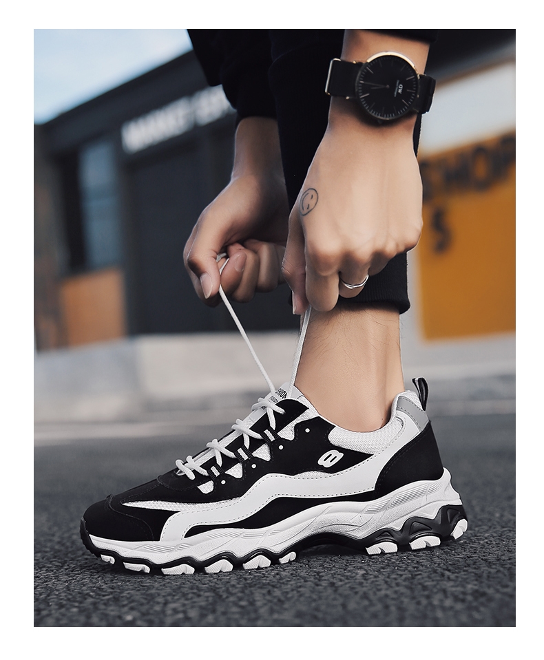 Winter cotton-padded shoes add velvet han edition panda shoe tide shoe male shoe sneaker Winter cotton-padded shoes add velvet han edition panda shoe tide shoe male shoe sneaker