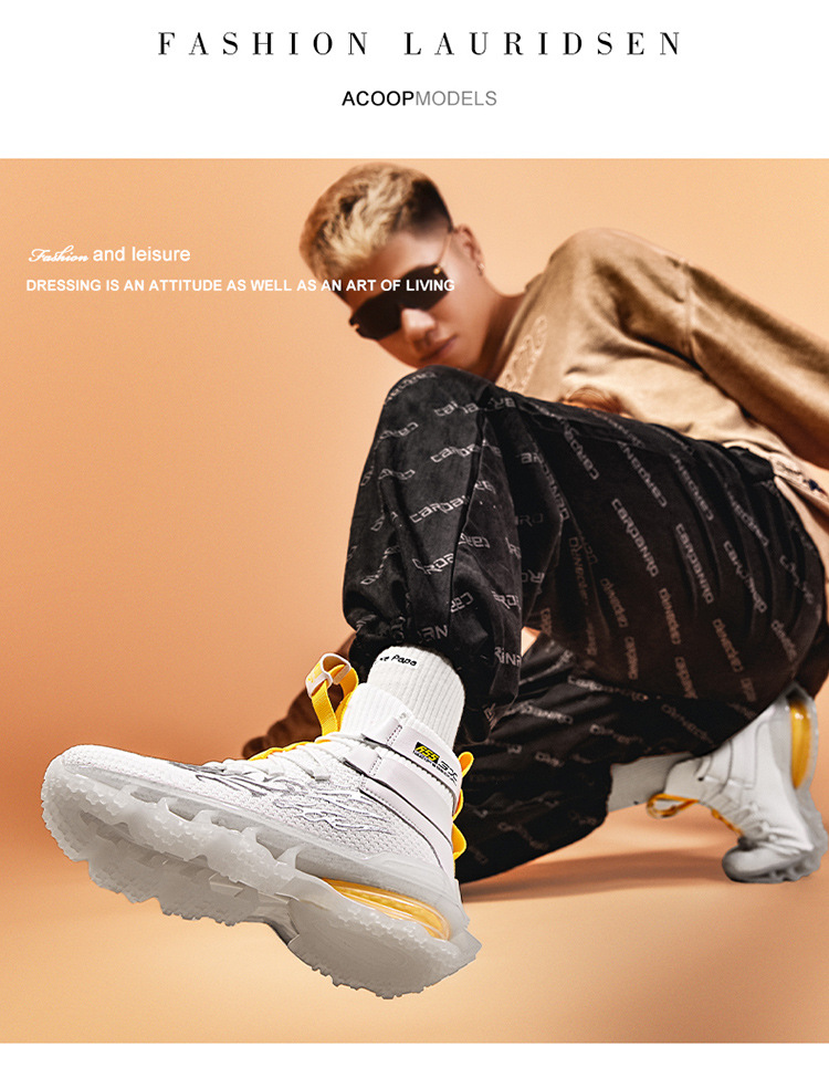 Autumn and Winter Universal White Front Lace-up Men's Solid Color round Toe High-Top Flat Heel Black Daily Men's Shoes Autumn and Winter Universal White Front Lace-up Men's Solid Color round Toe High-Top Flat Heel Black Daily Men's Shoes